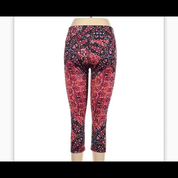 KOS USA pink multi color leggings NWT - Picture 2 of 13
